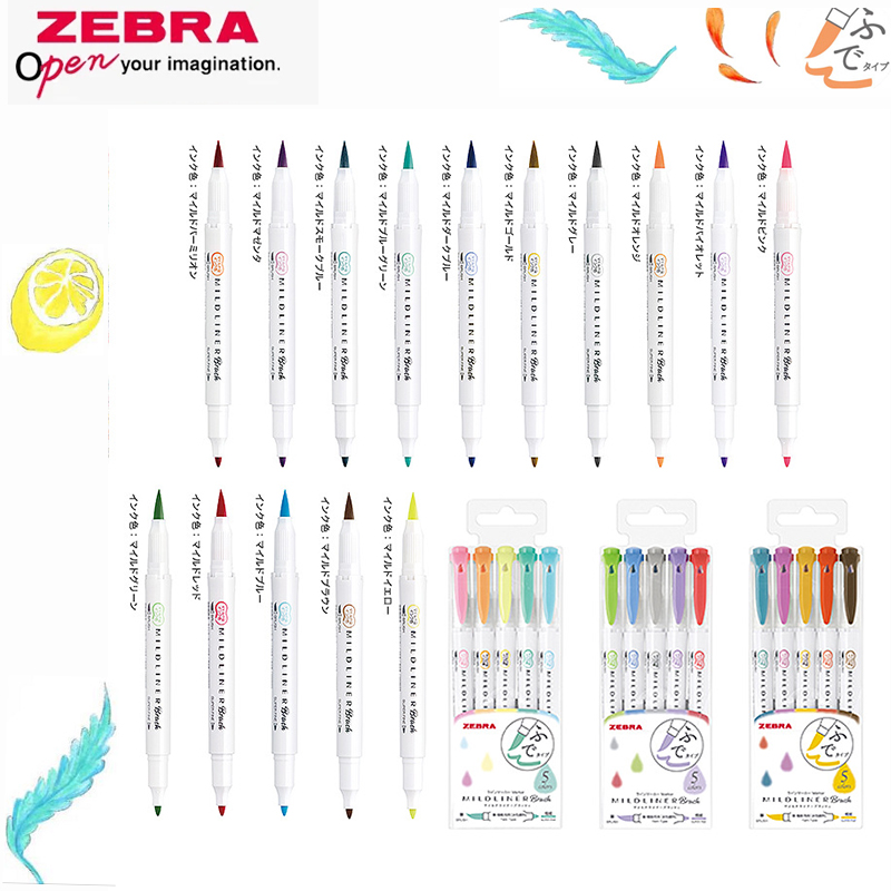 Zebra Pen Mildliner - ZEBRA – surligneur à double pointe,