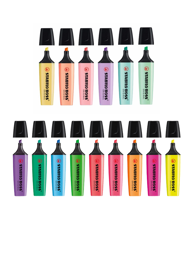 Stabilo Marker Boss - STABILO BOSS ORIGINAL-Surligneurs pastel, stylos et