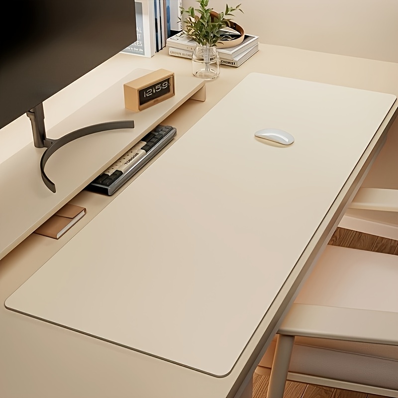 Leather Desk Pad - Grand tapis de souris en simili