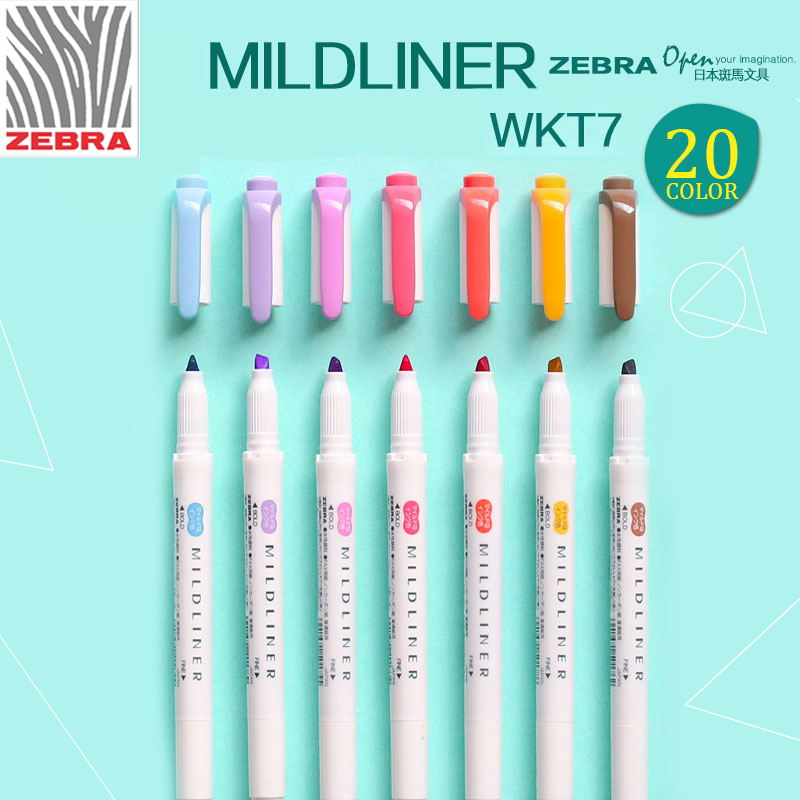 Zebra Pen Mildliner - Japon zèbre WKT7 nouveau Mildliner Double