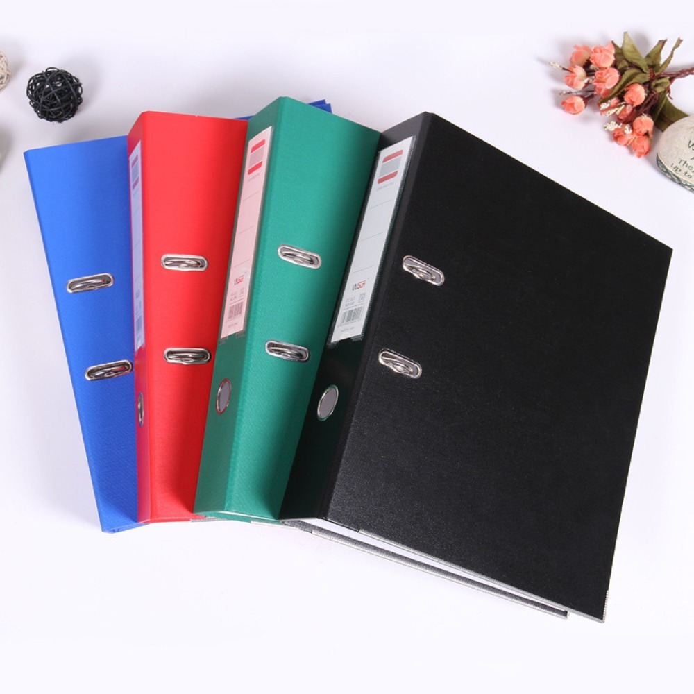 Binder A4 Lever - Dossier de dossier portable haute capacité,