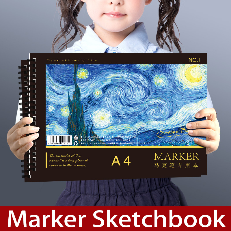 Copic Marker Sketch - Carnet de croquis A4 à spirale
