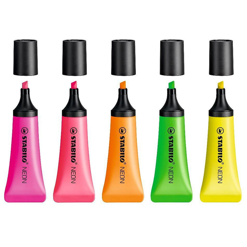 Stabilo Marker Boss - STABILO-Surligneur 72 Neon Series, Apparence de
