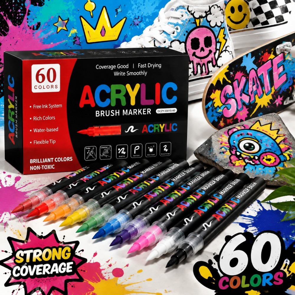 Copic Marker Classic - 12/24/36/48/60 couleurs stylos de peinture acrylique
