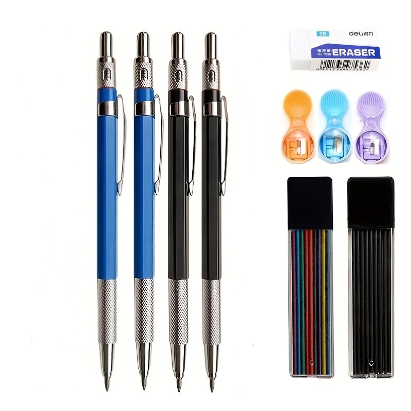Staedtler Pencil Lumocolor - Ensemble de crayons mécaniques 2.0mm, recharge