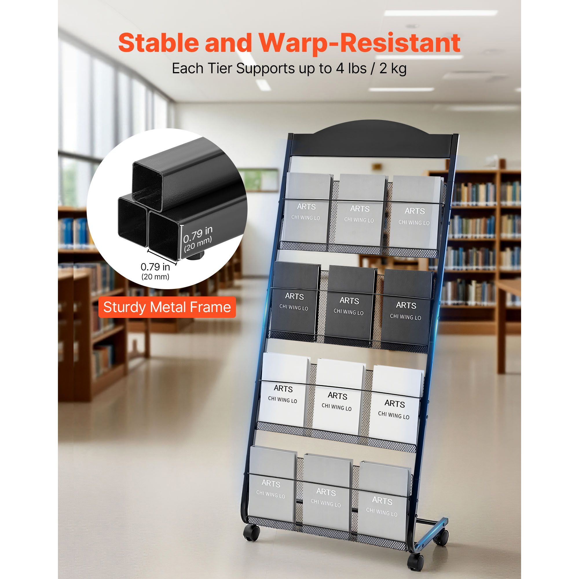 Magazine Holder Rack - Présentoir à brochures, présentoir à magazines