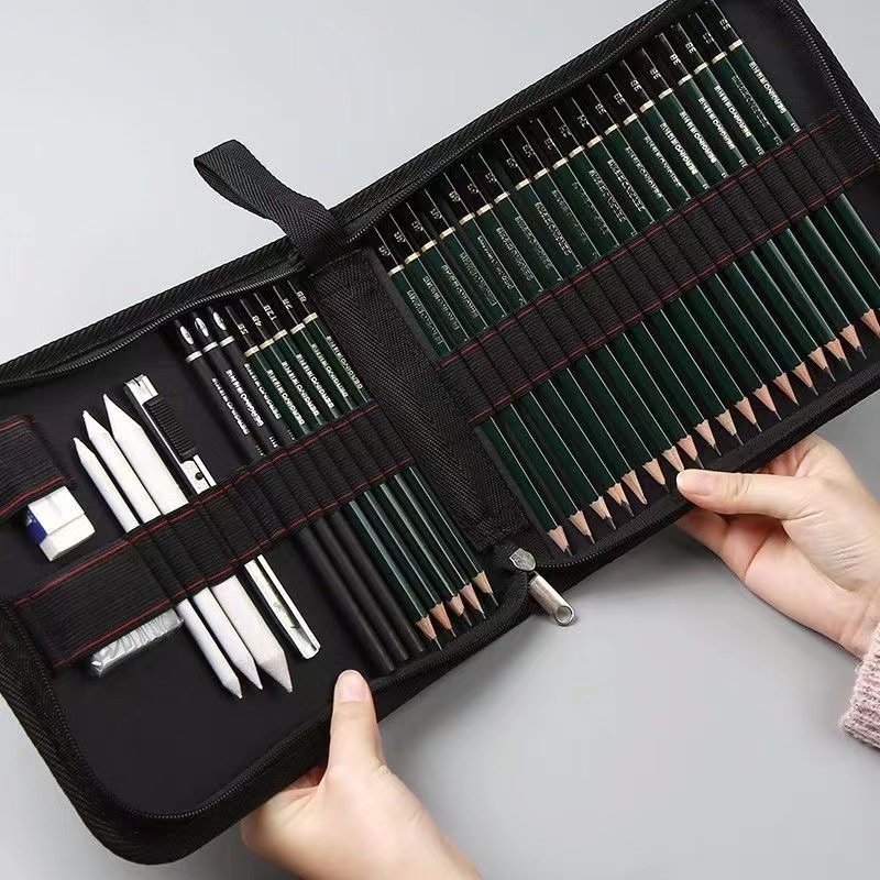 Copic Marker Sketch - Trousse à Crayons de Grande Capacité,