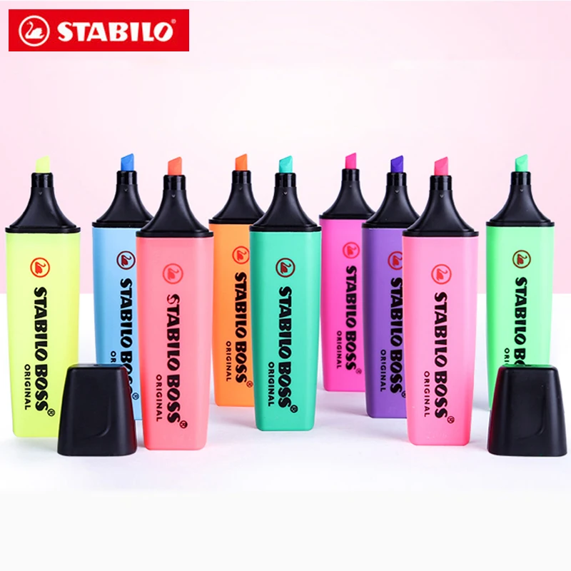Stabilo Marker Boss - Surligneurs allemands STABILO pour étudiants, surligneurs