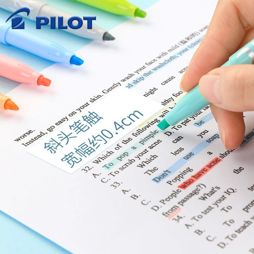 Ensemble de 6 stylos surligneu - Pilot Pen Frixion avis et prix