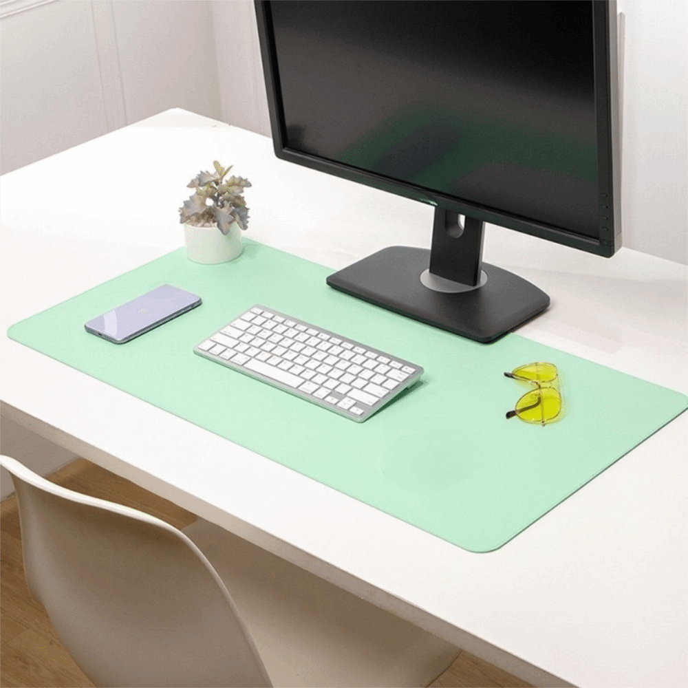 Tapis de bureau double face en - Leather Desk Pad avis et prix