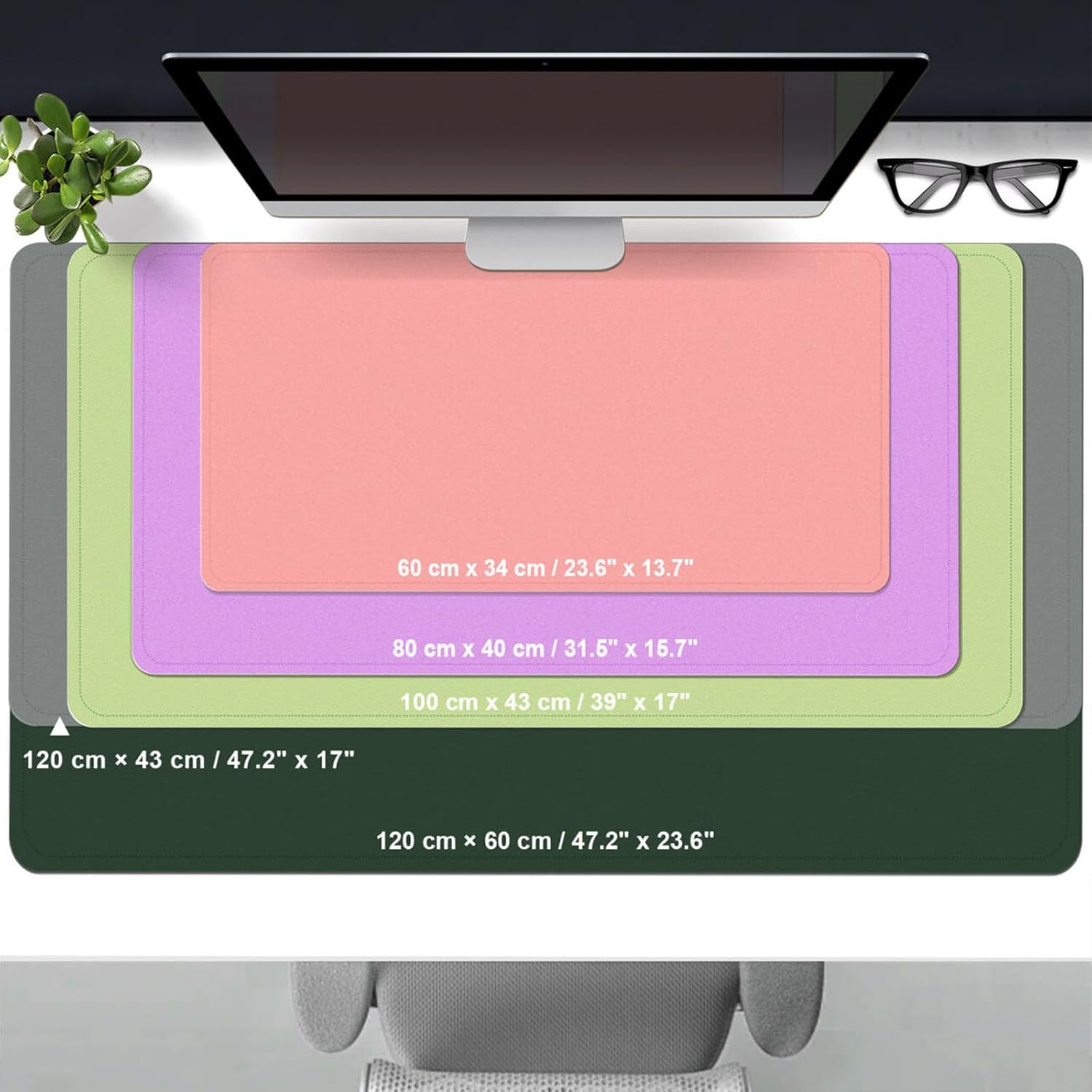 Protecteur de bureau en cuir 3 - Leather Desk Pad avis et prix
