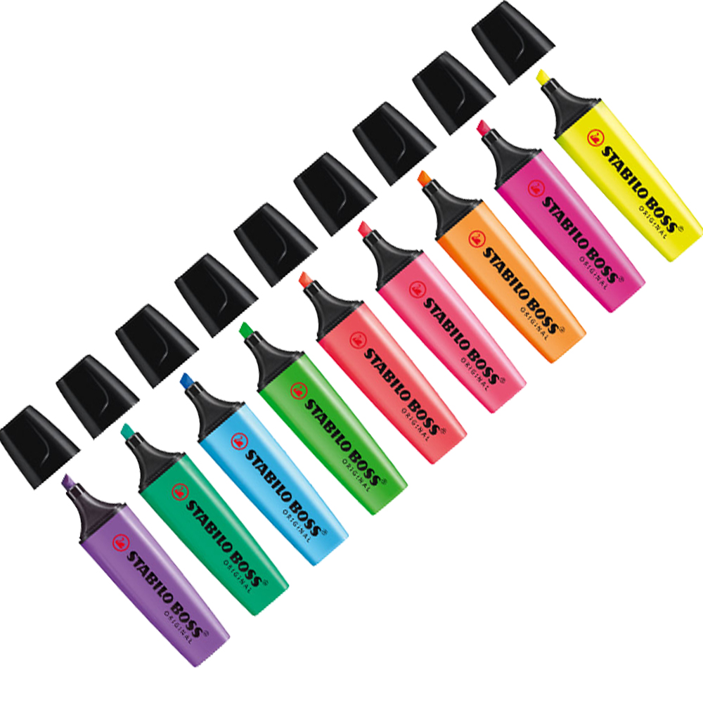 Surligneur Stabilo allemand 70 - Stabilo Marker Boss avis et prix