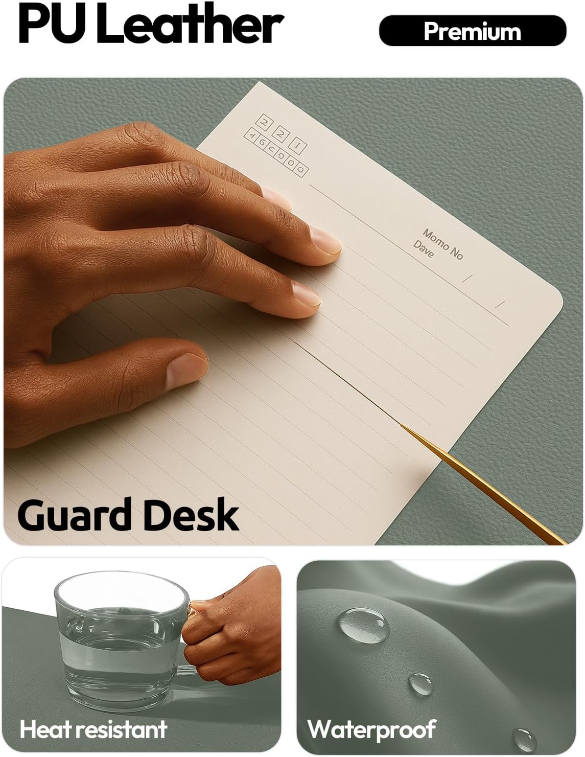 Protecteur de bureau en cuir,  - Leather Desk Pad avis et prix