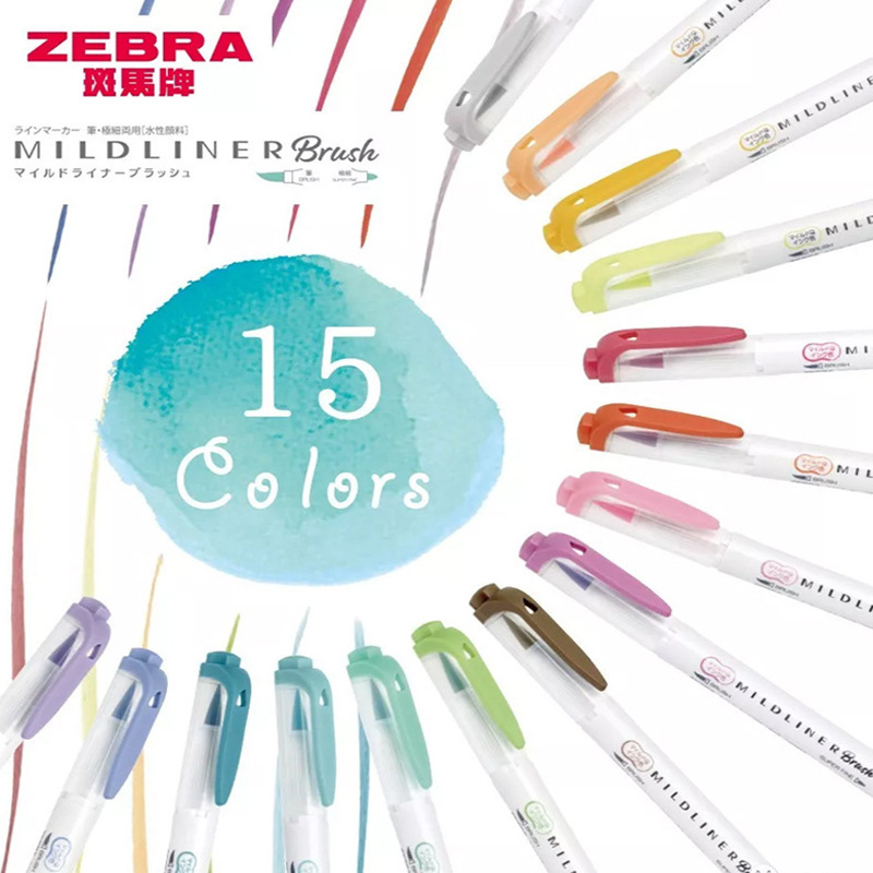 Ensemble de stylos surligneurs - Zebra Pen Mildliner avis et prix