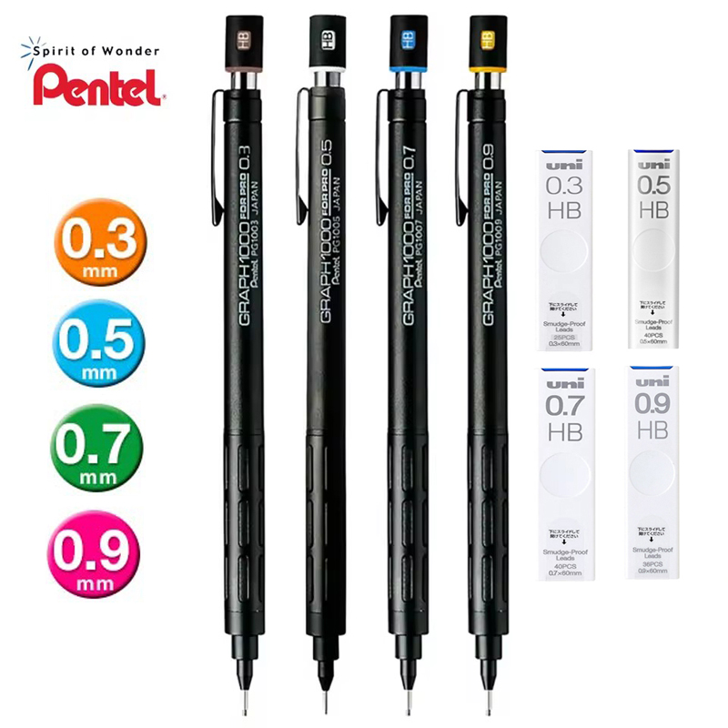 Pentel PG1000 Graph pour crayo - Mechanical Pencil 0.3 avis et prix