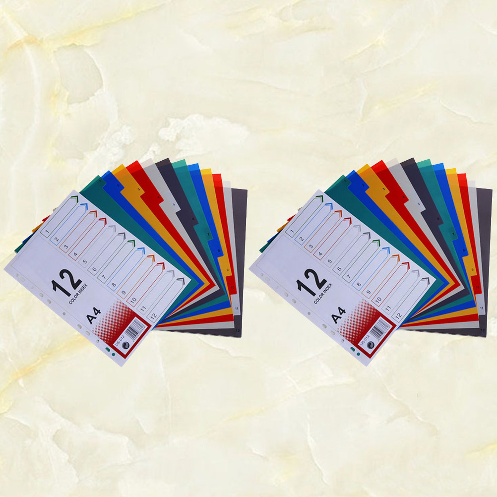 2 pièces de séparateurs d'inde - Tab Divider A4 avis et prix