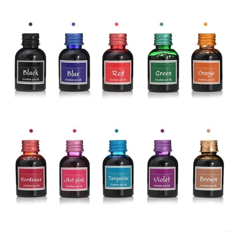 10 couleurs 1 bouteille d'encr - Fountain Pen Bottled Ink avis et prix