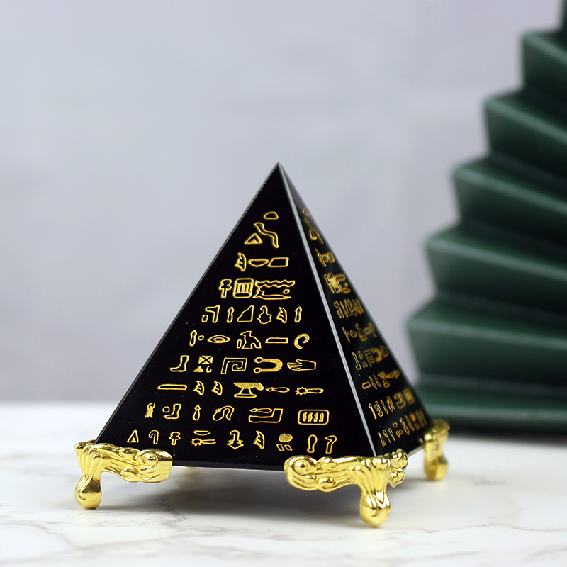 Pyramide d'obsidienne en crist - Paper Weight Crystal avis et prix