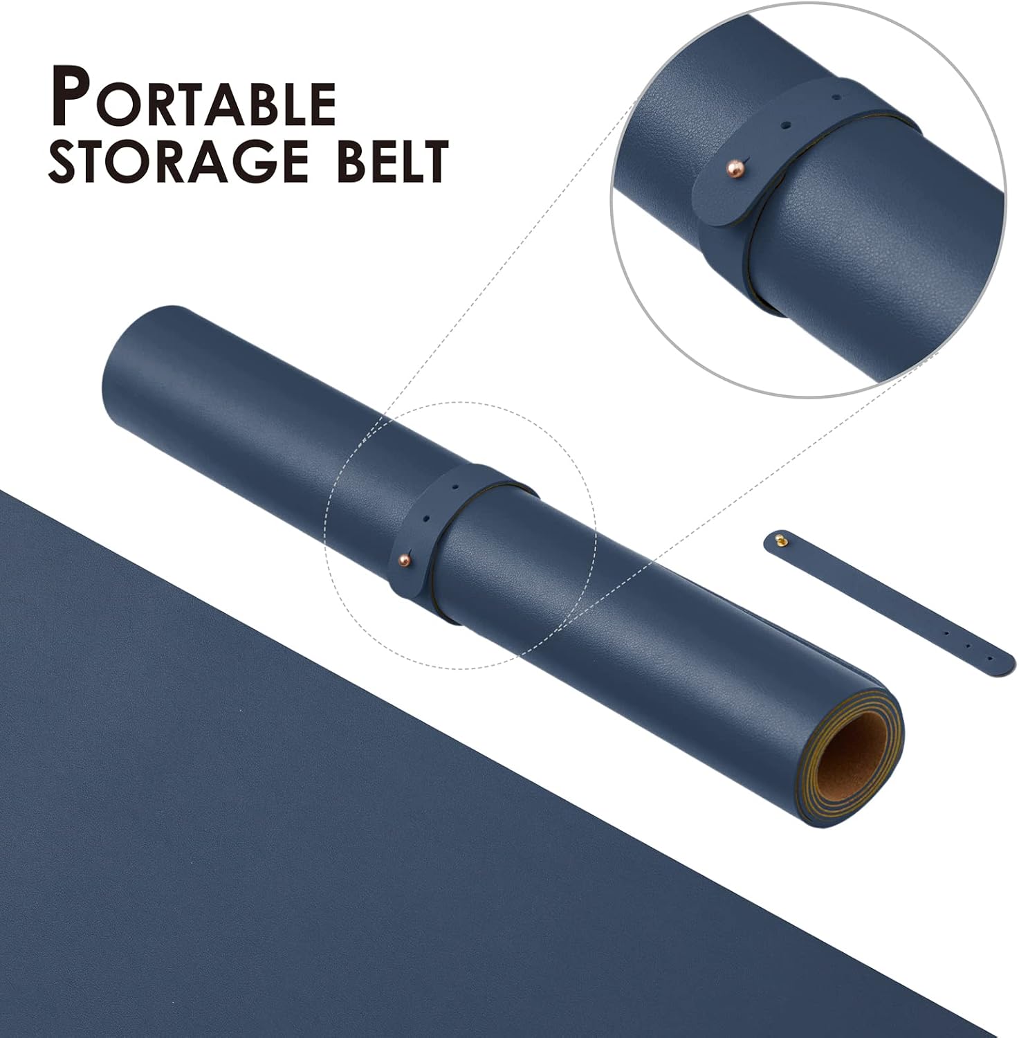 Tapis de bureau en liège doubl - Leather Desk Pad avis et prix