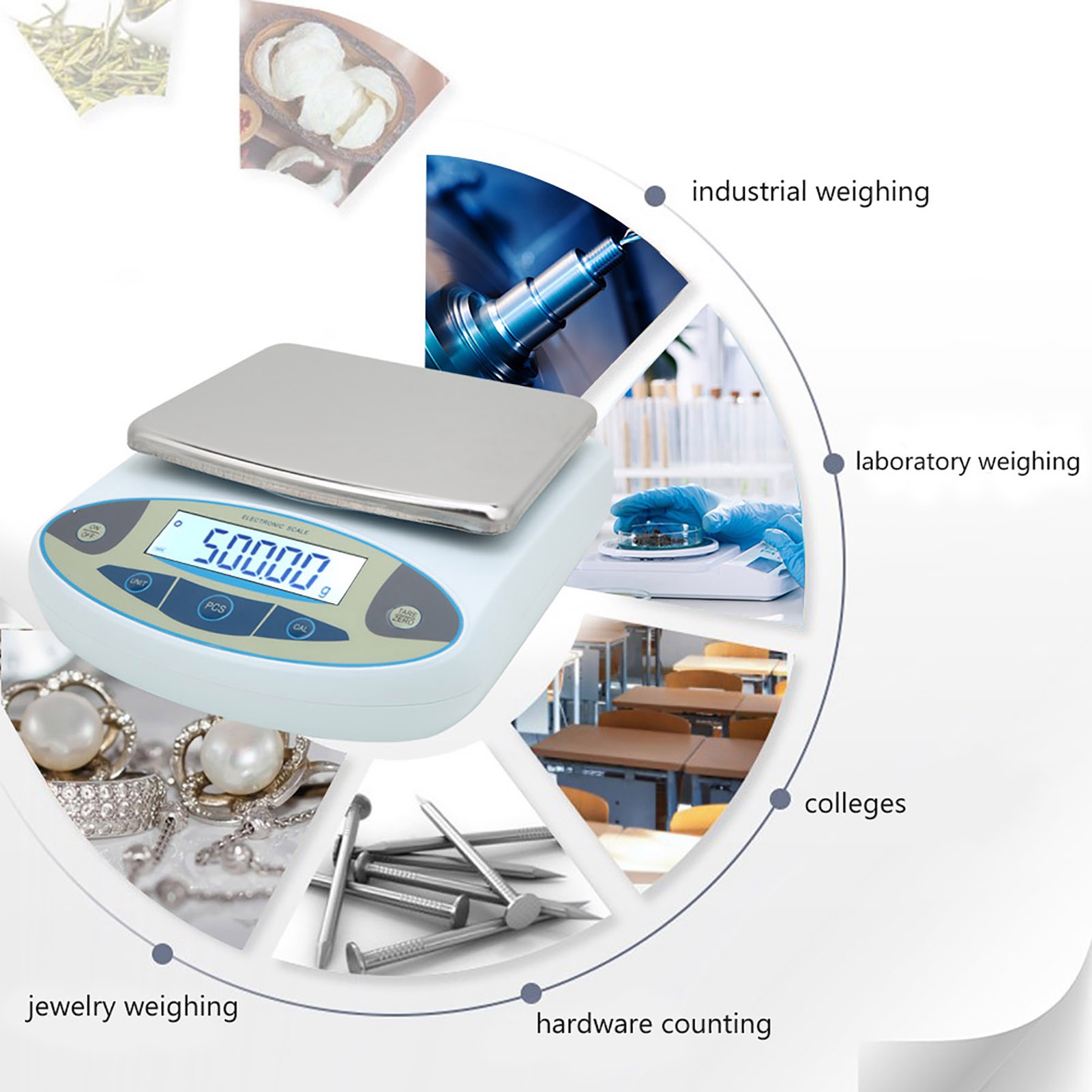 5000g 0.01g Balance de précisi - Tape Dispenser Weighted avis et prix